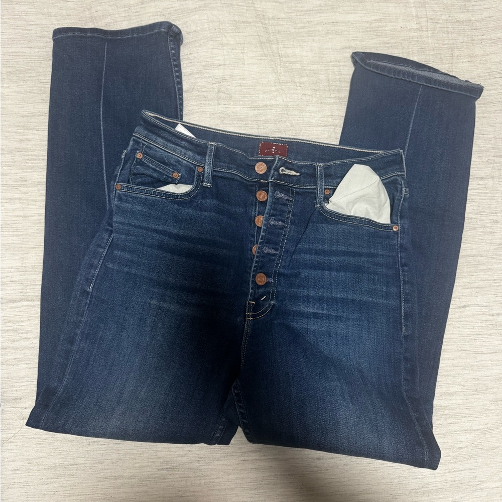 MOTHER Light Blue Denim Jeans